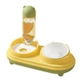 thumbnail image 1 of Dispensador Automático de Agua para Perros Yinane Cuenco Inclinado para Gatos Amarillo Alimentador Automático, 1 of 8