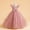 Pink, variant on NAISIBABY Floral Dress for Girls (7-14T), Ruffles Sleeve Embroidered Mesh Elegant Bow Birthday Wedding Pageant Princess Dress Pink 12T