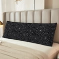 thumbnail image 6 of Picia Spider Web Black Body Pillow Cover - Super Soft Microfiber 20x54 Body Pillow Case - Envelope Closure, Wrinkle, Stain Resistant Body Pillow Cover,Elegant Bedding, 6 of 8
