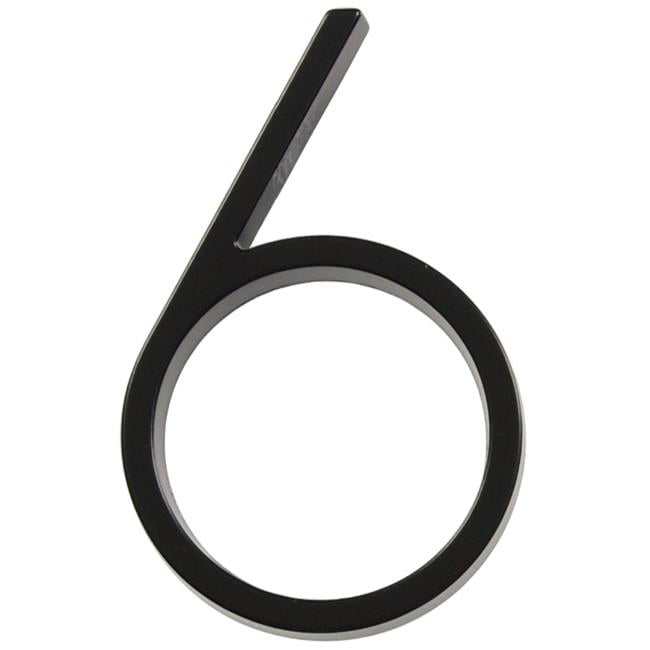 5 Inch House Numbers Black