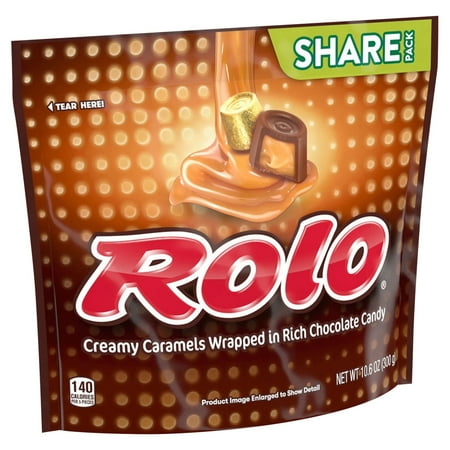 Rolo Chocolate Caramel Candy Miniatures 10.6 oz Package May Vary