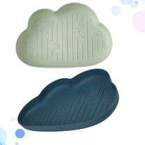 Raindrops Assorted Color Plastic Fruit plate for Home Use Smooth Edge Compact Size Easy to Clean