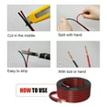 thumbnail image 5 of AWELTEC  16 Gauge 50 ft  Copper Clad Aluminum Wire 16/2 Gauge Red Black Electrical Wire for Home ,Car Audio, Trailer, 5 of 8