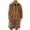 Brown B, variant on ZQUUVOU Men's Leopard Faux Fur Coat Winter Warm Long Length Outerwear Coat Jacket Thicken Cardigan Coat Fluffy Lapel Jackets Hot Pink