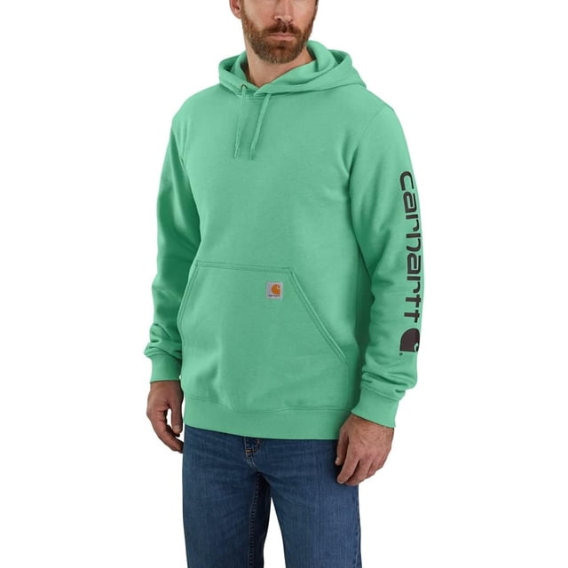 Carhartt Mens Loose Fit Midweight Logo Sleeve Graphic Sweatshirt