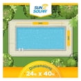 thumbnail image 5 of Clear 24 ft x 40 ft Rectangle Solar Cover | 1200 Series | Heat Retaining Blanket for Rectangular Inground & Above Ground Swimming Pools | Use Sun to Heat Pool | Bubble Heating Blankets, 5 of 6