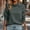 Gray, variant on HOMBOM Womens Mock Neck Sweatshirts Fall No Hood Long Sleeve Casual Sweat Shirts for Women Loose Clothes