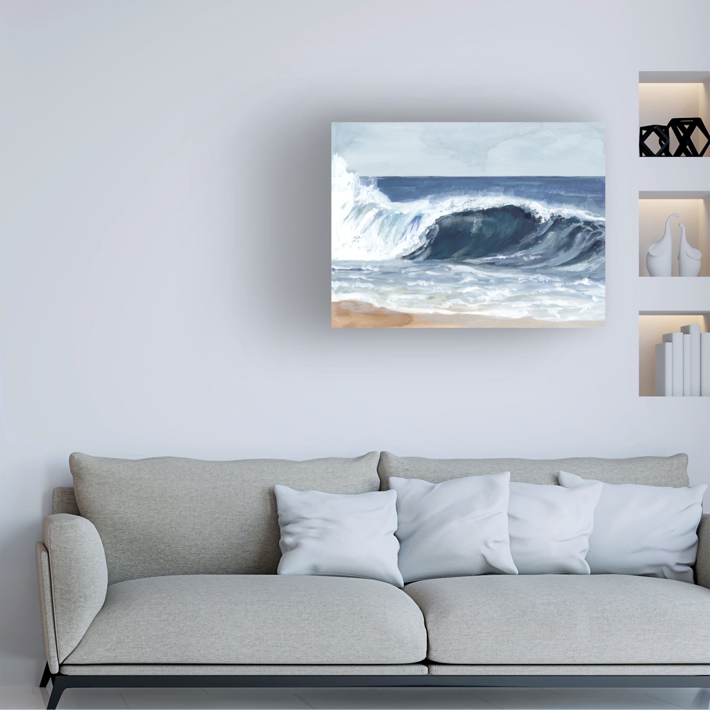 Victoria Barnes 'Surf Spray II' Canvas Art
