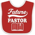 thumbnail image 3 of Inktastic Future Pastor Shirt Childs Boys or Girls Baby Bib, 3 of 4