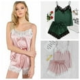 thumbnail image 1 of Pyjama en Dentelle pour Femmes d'Été 2 Pièces / Ensemble Décontracté Camisole de Maison, 1 of 5