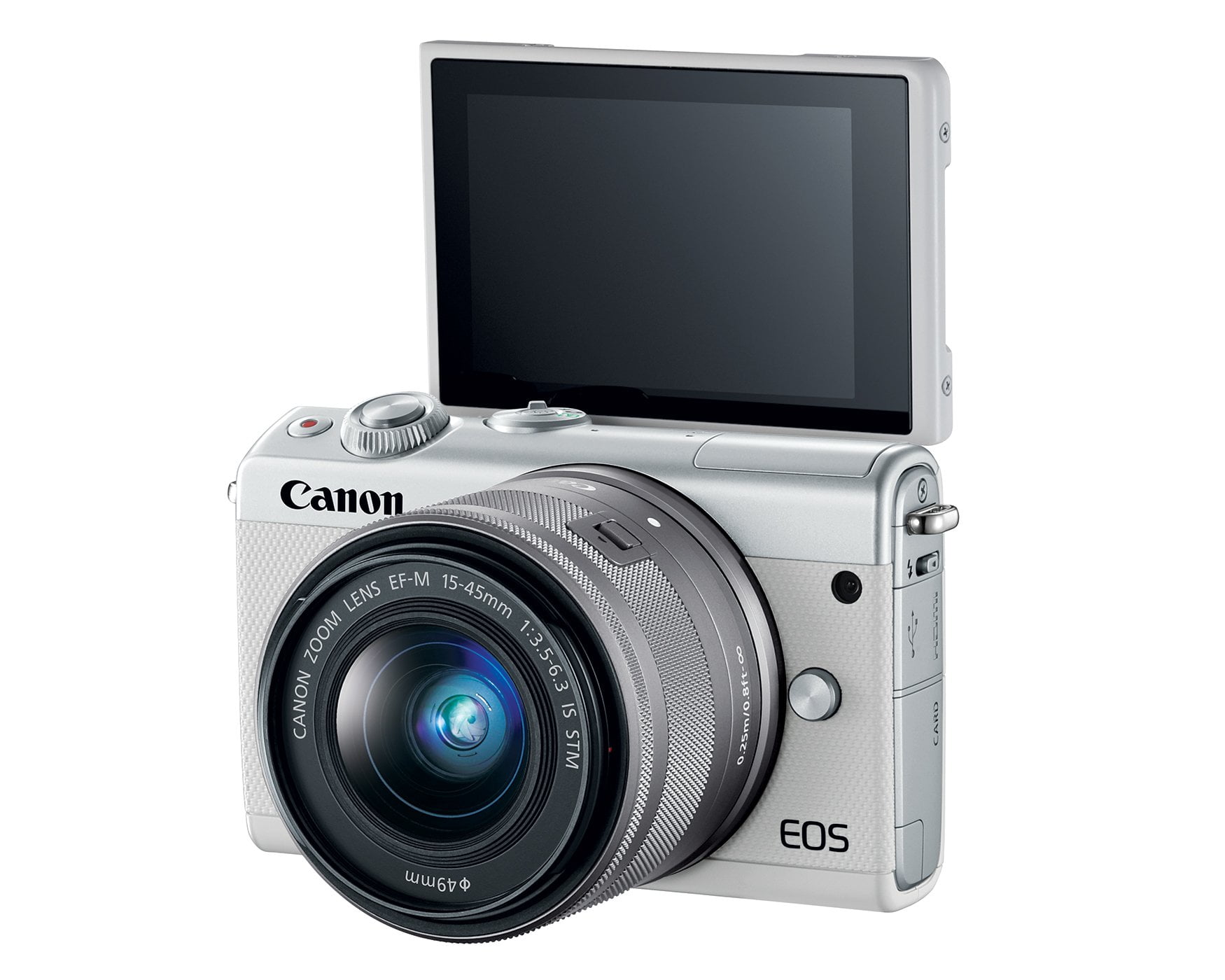 Canon EOS M100 Mirrorless Camera w/ 15-45mm Lens Wi-Fi, Bluetooth