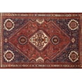 thumbnail image 1 of Ahgly Company Indoor Rectangle Traditional Dark Gold Brown Persian Area Rugs, 2' x 4', 1 of 6
