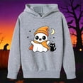 thumbnail image 2 of Halloween Sweatshirts For Girls, Halloween Crewneck Hoodie Sweatshirt Toddler Boy Girl Pumpkin Graphic Shirt Cute Funny Print Fall Outfits Halloween Gifts, 2 of 3