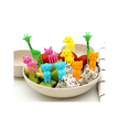 thumbnail image 4 of Food Pick 10PCS Cute Animal Bento Decoración Food Picks Tenedores Pincho para Lunch Box Mini Cartoon Toothpick Xemadio HMYH638, 4 of 8