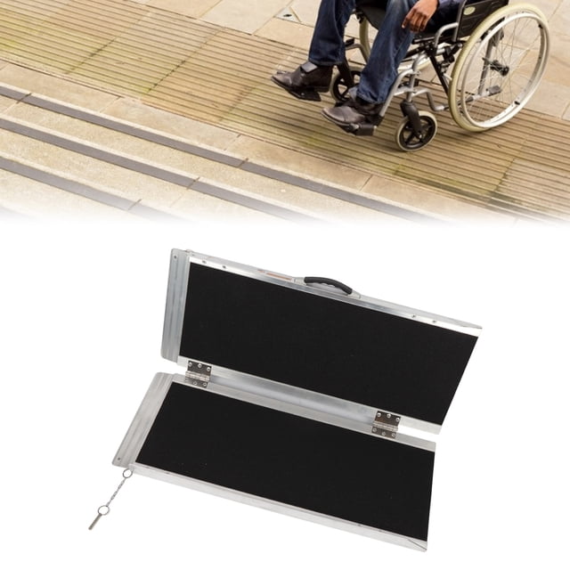 Loading Ramp, Portable Wheelchair Ramp Aluminum for Steps for Wheelchair for Doorways for Mobility Scooter for Stairs