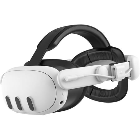 KIWI design K3 Boost Battery Head Strap Compatible with Meta Quest 3/Quest 3S, 6400 mAh Battery Pack Head Strap Accessories, Fast Charging & Reduce Face Stress