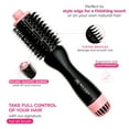 thumbnail image 7 of Milano Collection Volumizing & Smoothing Hot Air Brush, Blowdry Hairbrush for Quick and Easy Styling. Ideal for Wigs & Natural Hair. Includes Free Bag for On The Go & Easy Storage., 7 of 7