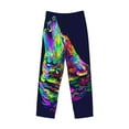thumbnail image 4 of Balery Men'S Howling Wolf Pants,Sleepwear Pants,Pajama Pants,Pj Bottoms Drawstring And Pockets-Small, 4 of 9