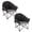 Black 2pack, variant on 2-Pack Arrowhead Outdoor Oversized Folding Camp Club Moon Chair