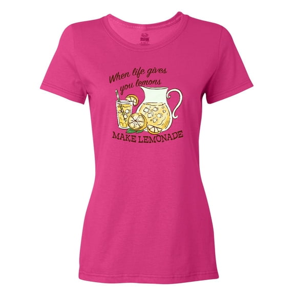 Inktastic When Life Gives You Lemons, Make Lemonade Women's T-Shirt