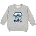 thumbnail image 2 of Inktastic Let It Snow Snowboarding Toddler Sweatshirt, 2 of 4
