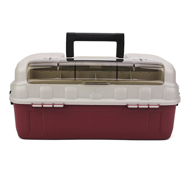 Ygjytge Caja Barril Pesca 4 Capas Multifuncional Plegable Portátil Accesorios Al Aire Libre