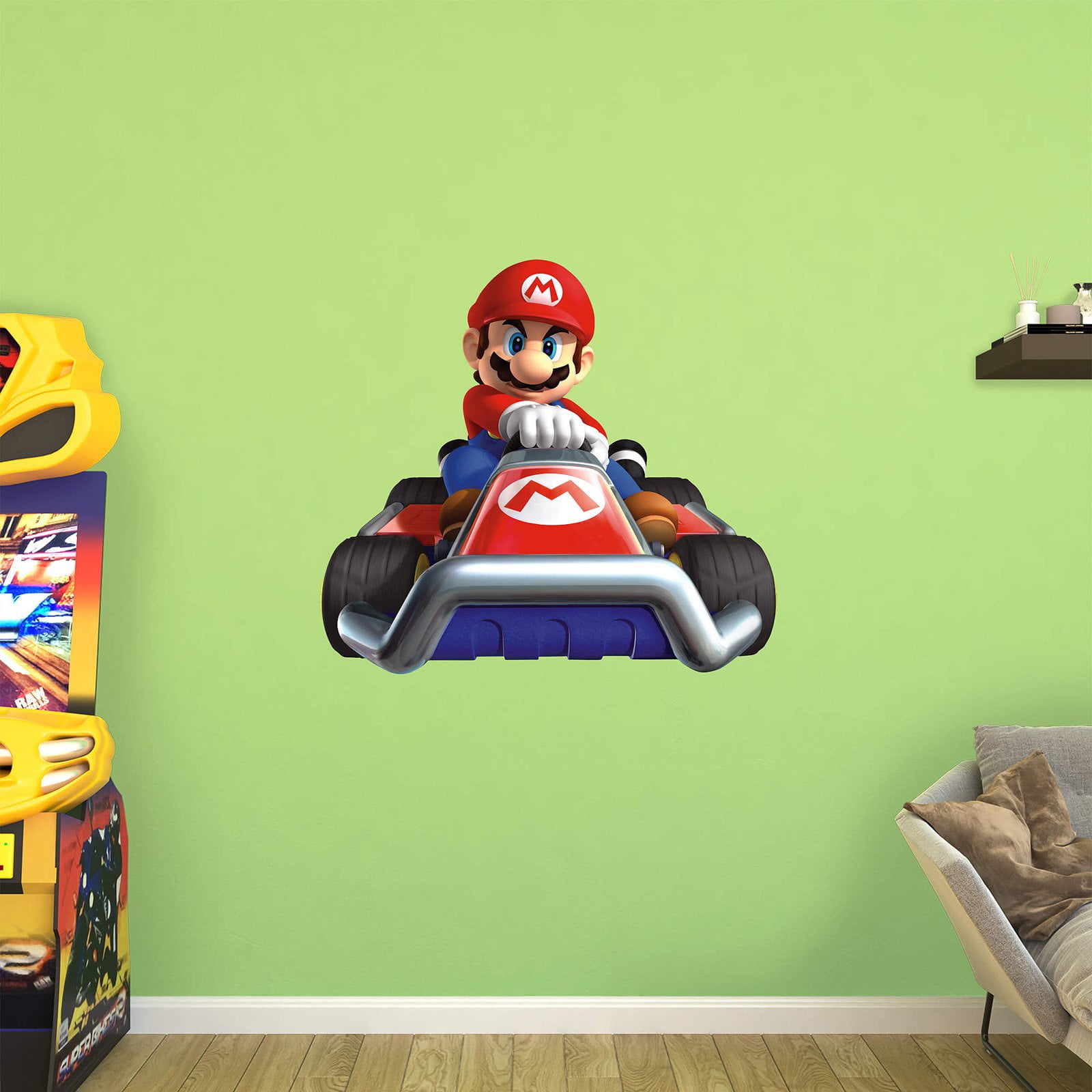 Fathead Super Mario Mario Kart Wall Decal