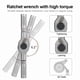 thumbnail image 4 of Multi-Functional Ratchet Screwdriver Set, 24 in 1 High Torque Screwdriver Kit with Magnetic Bits, S2 Steel Alloy Handle for Home Repair, DIY, Electronics, Furniture Assembly, Automotive Maintenance, 4 of 8