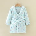 thumbnail image 1 of Albornoz de franela para niños de otoño e invierno, ropa de casa para niñas, lindo pijama para niños, camisón de vellón coral para niños y niñas, 1 of 6