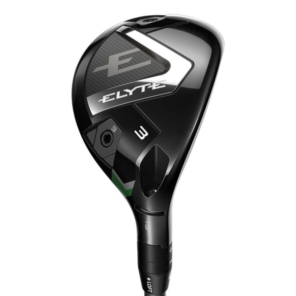 Pre-Owned RH Elyte Womens Graphite Shaft Hybrid 22° Mitsubishi Eldio White/Green 40 IR/HYB Graphite Womens