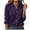 Purple, variant on Wyobums Women's Button Down Shirts 4-Way Stretch Collared Dress Shirts Long Sleeve Wrinkle Free Blouse formal Office Work Tops Purple