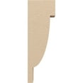 thumbnail image 3 of 3"W x 6"D x 18"H Thin Alpine Rough Cedar Woodgrain TimberThane Corbel, Primed Tan, 3 of 6