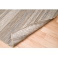 thumbnail image 2 of Tapis Réversible Intérieur-Extérieur 3 Pieds x 5 Pieds Latte Marron Rayé, 2 of 4