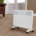 thumbnail image 2 of A2ZHOME 1000W Electric Radiator Space Heater, Full Room Quiet Panel Heater with Adjustable Thermostat and LED Display (KM3744), 2 of 7