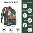 thumbnail image 6 of Palm Leaf Students Backpack Hawaiian Aloha Jungle Leaf Bookbag Summer Tropical Plant Student Backpack for School, Travel, Camping, 6 of 6