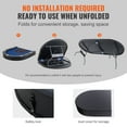 thumbnail image 3 of VEVOR 10 Player Foldable Poker Table, Blackjack Texas Holdem Poker Table with Padded Rails and Stainless Steel Cup Holders, Portable Folding Card Board Game Table, 3 of 9