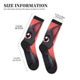 thumbnail image 3 of KLL Cute Black Kitten Cartoon Print Cool Socks Men's Women's Crew Socks Funny Crazy Novelty Stockings, 3 of 7