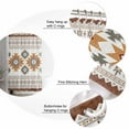 thumbnail image 6 of Southwest Geometric Bathroom Curtain 72 Inch Shower Curtain with Hooks, Rustic Boho Tribal Waterproof Polyester Bath Curtain Washable Bathtub Curtain 72''x 72'', 6 of 6
