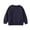 Blue, variant on Kids Basic Sweatshirts Fall Winter Long Sleeve Crewneck Casual Plain Sweatshirt for Boys Girls Pullover Tops