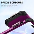 thumbnail image 2 of JTCASES for iPhone 14 Pro Max Case, Drop Resistant Corners, Wireless Charging, Heavy Duty Shockproof Hybrid Hard PC Bumper, Camera Protection, Skin-feel Anti-scratch Tough Phone Cover, Purple, 2 of 9