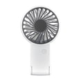 thumbnail image 1 of Mini ventilador de mano recargable inalámbrico pequeño y potente ventilador de escritorio regalo de verano blanco, 1 of 9