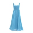 thumbnail image 3 of Alvivi Big Girls Chiffon Wedding Party Prom Gown Junior Bridesmaid Long Dress 4-16, 3 of 5