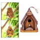 thumbnail image 4 of Casa de pájaros Decoración Colgante Accesorios de cría Jaula de pájaros Jaula de cría para patio Patio trasero Exterior Colibrí CUTICAT Casa de anidación de pájaros, 4 of 8