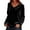 Black #006, variant on Velour Sweatshirt Women V Neck Long Sleeve Casual Pullover Soft Warm Shirts Velvet Fall Spring Tops Red 2XL