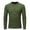 Army Green, variant on Mens Sweatshirt 2025 Shirts for Men Button Down Crewneck Solid Color Slim Fit T-Shirt Long Sleeve Patchwork Relaxed 2025 Shirt Clothes