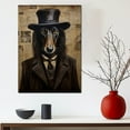 thumbnail image 3 of Greyhound Dog Bathroom Decor - Funny Bathroom Decor Wall Art, Dog Bathroom Wall Art and Animal Canvas, Dog Bathroom Canvas, 3 of 4