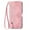 Pink, variant on Dteck for iPhone 15 Pro Max Case Wallet with Credit Card Holder Zipper Pocket, Flip Folio Book PU Leather Phone Case Shockproof Wristlet Strap Cover for Women Men,Pink