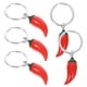 thumbnail image 3 of Llaveros bonitos de mochila, llaveros de simulación de Chile, llavero de Chile, colgante de bolsa de Chile, llavero de recuerdo de fiesta, 5 uds., 3 of 8