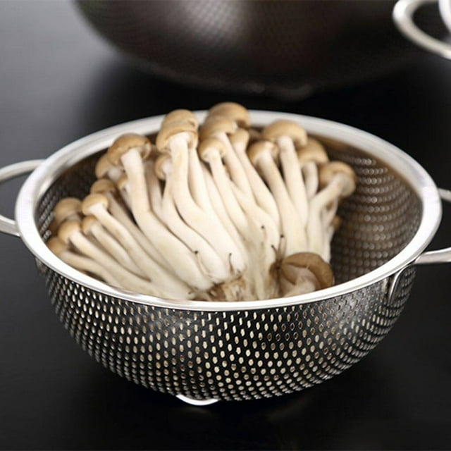 Tous les Paniers Filet de Passoire de Maille Fine d'Acier Inoxydable de Maille Fine avec des Poignées Set de Passoire de Base de Repos