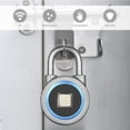 thumbnail image 4 of Candado digital de seguridad Gloria antirrobo con huella dactilar, 4 of 9